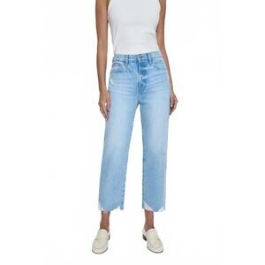 NEW PISTOLA cassie crop super high rise straight denim in leisure vintage